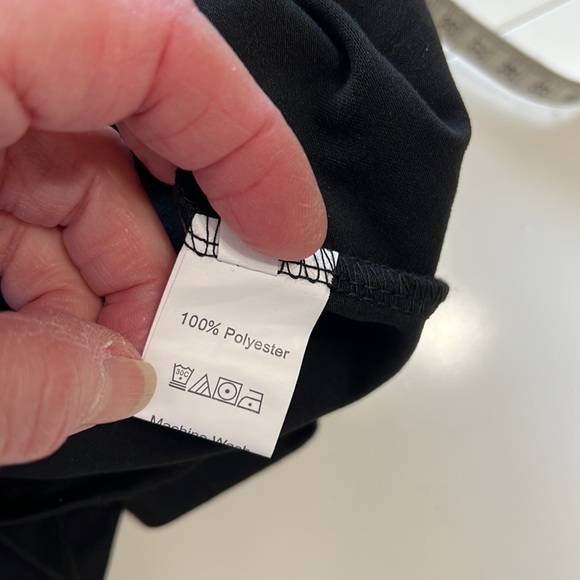 New Designer Inspired One Shoulder Black Knit Top Size L - Picture 6 of 9